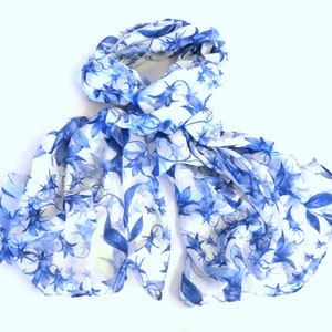 Bluebell Flower Scarf
