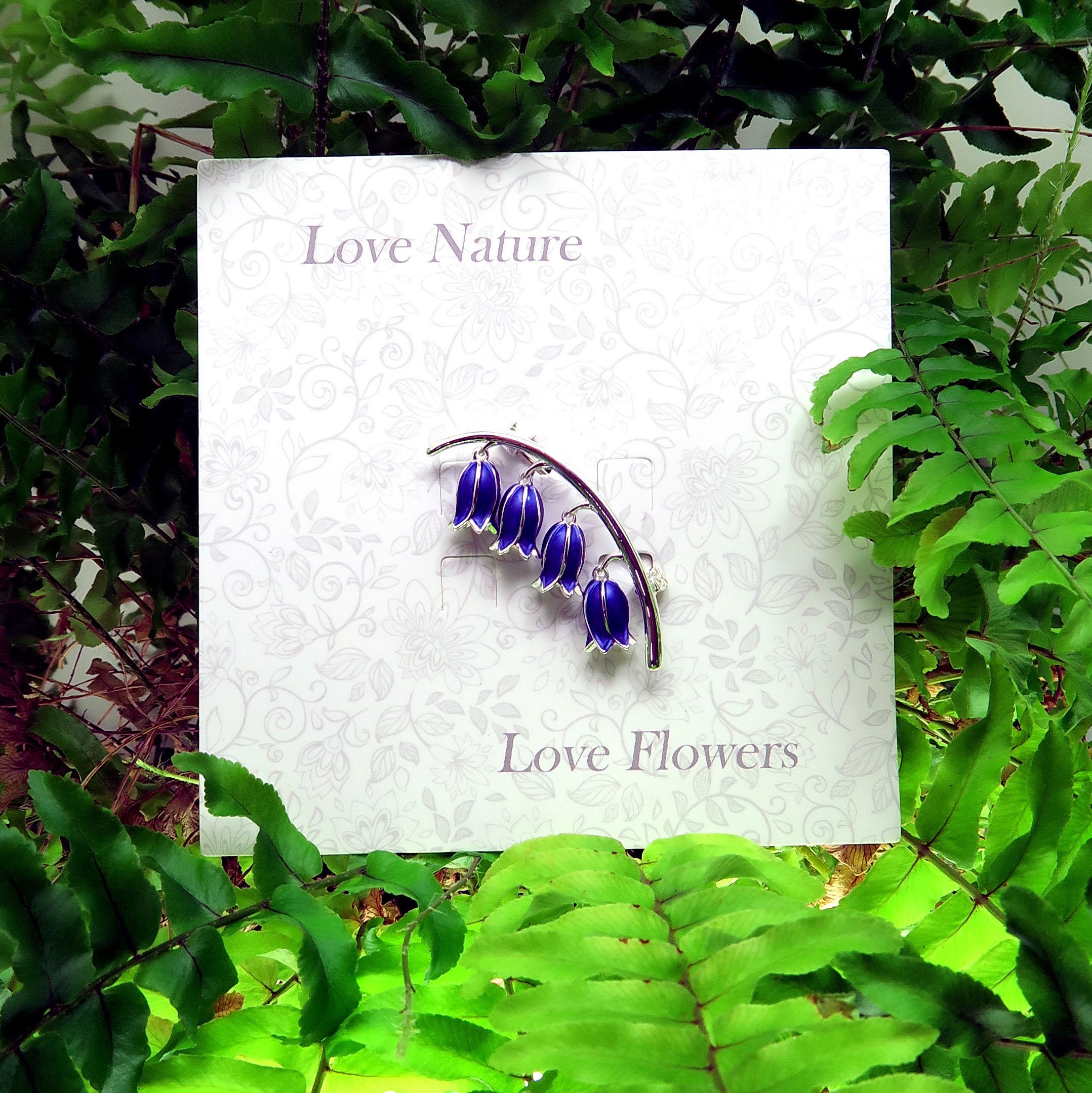 Bluebell Flower Brooch Etsy Australia