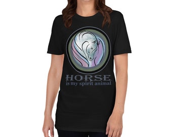 Pferd ist mein Geist Tier, Pferd Shirt, Pferd T-Shirt, Pferd-Liebhaber-Shirt, Reiter T-shirt, Reitshirt, süße Pferd Shirt