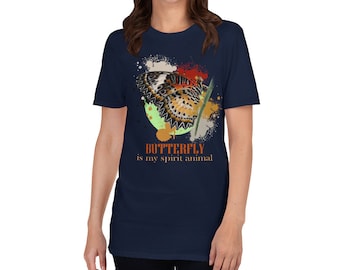 Butterfly Is My Spirit Animal, Butterfly Shirt, Butterfly T-Shirt, Monarch Butterfly, Butterfly Tee, Aesthetic Butterfly Shirt