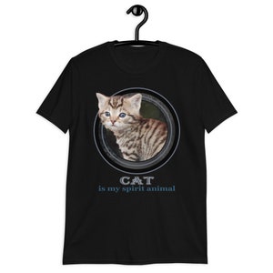 Cat is My Spirit Animal, Cat Shirt, Funny Cat Shirt, Funny Cat T-shirt, Cute Cat Shirt, Cat Owner Gift, Cat Lover Gift, Spirit Animal Shirt