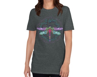 The Dragonfly Symbolizes Free Spirit, Swiftness, Activity Shirt, Dragonfly T- Shirt, Dragonfly Tee, Dragonfly Gift, Dragonfly Shirt