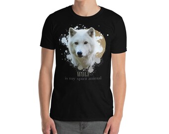 Wolf Is My Spirit Animal, Wolf Shirt, Wolf T-Shirt, Wolf Lover Gift, Wolf Tee, Gift for Wolf Lover, Cute Wolf Shirt, Wolves Shirt