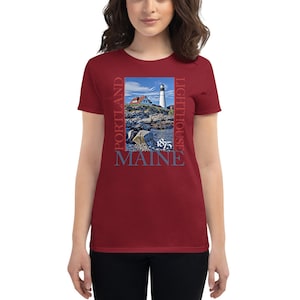 Portland Lighthouse Maine 1875, Portland Lighthouse, Portland Maine, Lighthouse Maine, Lighthouse Shirt, Lighthouse T- Shirt, Lighthouse Tee