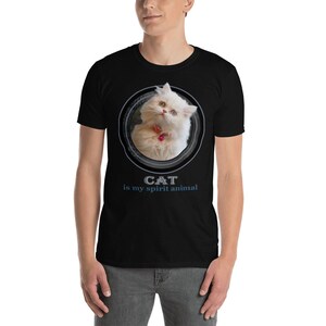 Cat is My Spirit Animal, Cat Shirt, Funny Cat Shirt, Funny Cat T-shirt, Cute Cat Shirt, Cat Owner Gift, Cat Lover Gift, Spirit Animal Shirt