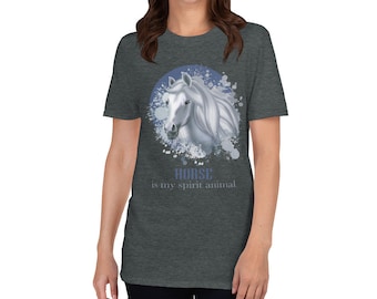 Pferd ist mein Geist Tier, Pferd Shirt, Pferd T-Shirt, Pferd-Liebhaber-Shirt, Reiter T-shirt, Reitshirt, süße Pferd Shirt