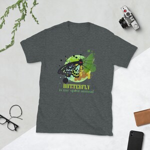 Butterfly Is My Spirit Animal, Butterfly Shirt, Butterfly T-Shirt, Monarch Butterfly, Butterfly Tee, Aesthetic Butterfly Shirt
