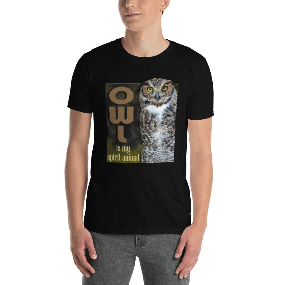 Owl Is My Spirit Animal, Owl Shirt, Owl T- shirt, Owl Tee, Cute Owl Shirt, Owl Lover Shirt, Owl Love