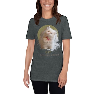 Cat is My Spirit Animal, Cat Shirt, Funny Cat Shirt, Funny Cat T-shirt, Cute Cat Shirt, Crazy Cat Lady, Cat Owner Gift, Cat Lady Shirt