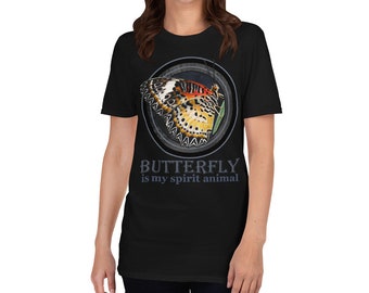 Butterfly Is My Spirit Animal, Butterfly Shirt, Butterfly T-Shirt, Monarch Butterfly, Butterfly Tee, Aesthetic Butterfly Shirt