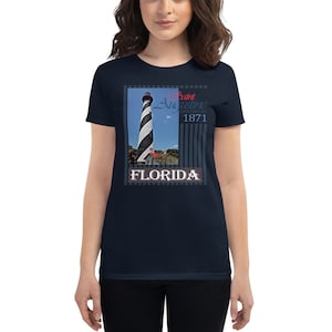 Saint Augustine Lighthouse Florida 1871, Saint Augustine FL, Saint Augustine Lighthouse, Lighthouse Shirt, Lighthouse T- Shirt