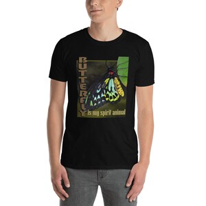 Butterfly Is My Spirit Animal, Butterfly Shirt, Butterfly T-Shirt, Monarch Butterfly, Butterfly Tee, Aesthetic Butterfly Men&#39;s Shirt