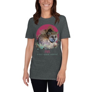 Fox Is My Spirit Animal, Fox Shirt, Fox T-Shirt, Fox Lover Gift, Fox Tee, Animal Lover Shirt, Fox Gift, Gift for Fox Lover, Cute Fox Shirt