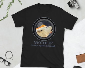 Wolf Is My Spirit Animal, Wolf Shirt, Wolf T-Shirt, Wolf Lover Gift, Wolf Tee, Gift for Wolf Lover, Cute Wolf Shirt, Wolves Shirt