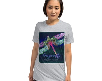 The Dragonfly Symbolizes Free Spirit, Swiftness, Activity Shirt, Dragonfly T- Shirt, Dragonfly Tee, Dragonfly Gift, Dragonfly Shirt