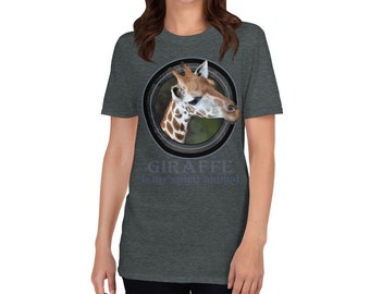 Jirafa es mi animal espiritual, camisa de jirafa, camiseta de jirafa, camiseta de jirafa divertida, camisa de animal zoológico, camisa de jirafa linda, camisa safari