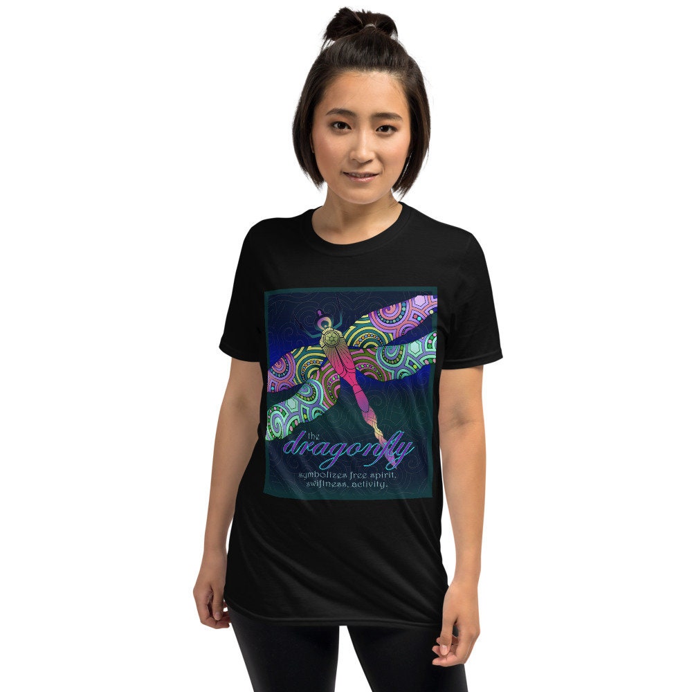 【FRIZMWORKS 】DRAGONFLY EMBLEM TEE The Dragonfly Symbolizes Free Spirit, Swiftness, Activity