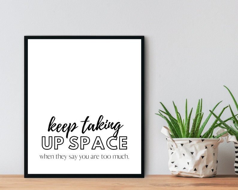 Feminist Wall Art,feminism Quote Wall Decor,women's Rights Print