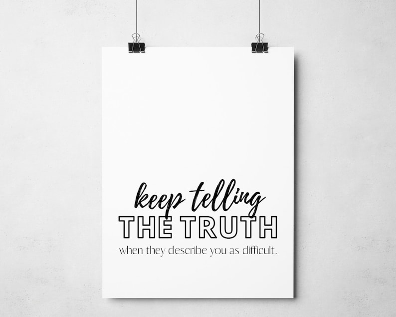 Feminism Quote Printable Wall Art Girl Power Quote Set of Etsy