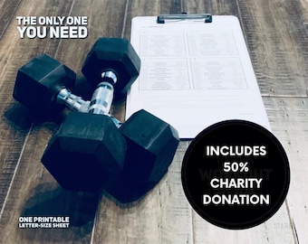 Simple Workout Plan + Charity Donation