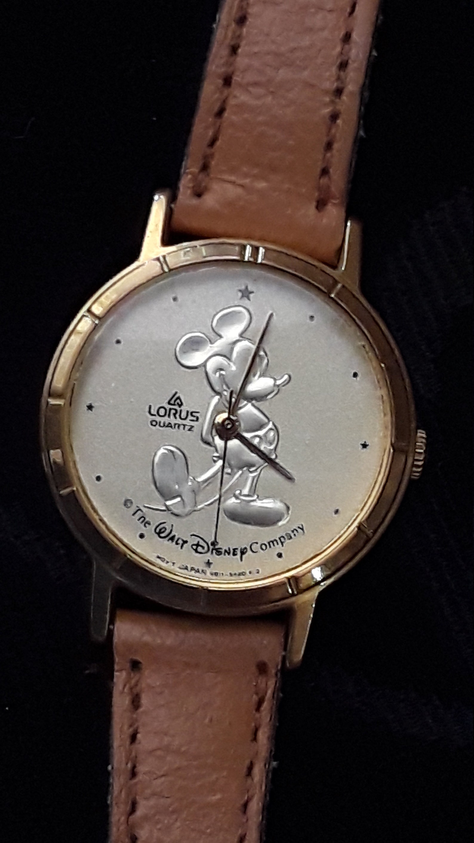 Vintage Lorus Quartz Gold Mickey Mouse Watch V8111410 Etsy