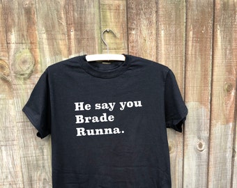 Blade Runner Unisex Vinyl Printed Nerd T-shirt Slogan Tee.