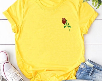 Belle Beauty and the Beast Disney Princess Inspired Disneybound Shirt