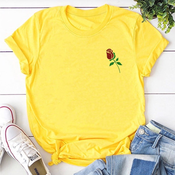 Belle Beauty and the Beast Disney Princess Inspired Disneybound Shirt