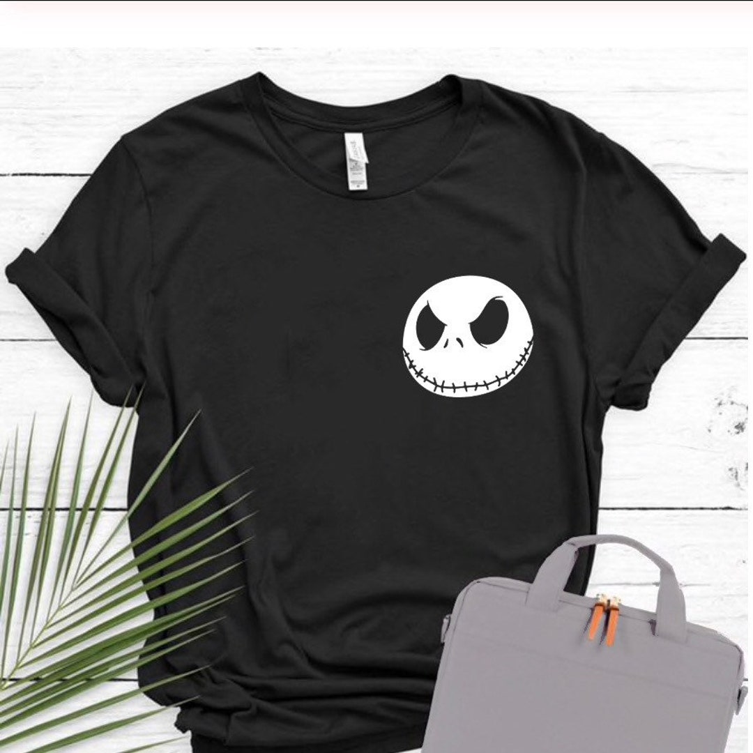 T-Shirt Jack Skellington – L'Étrange Noël De Monsieur Jack – Adulte Taille M – 100% Coton