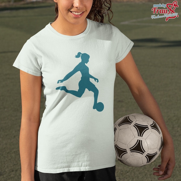 Bügelbild * soccer woman (001) Fußballerin  - verschiedene Farben & Größen