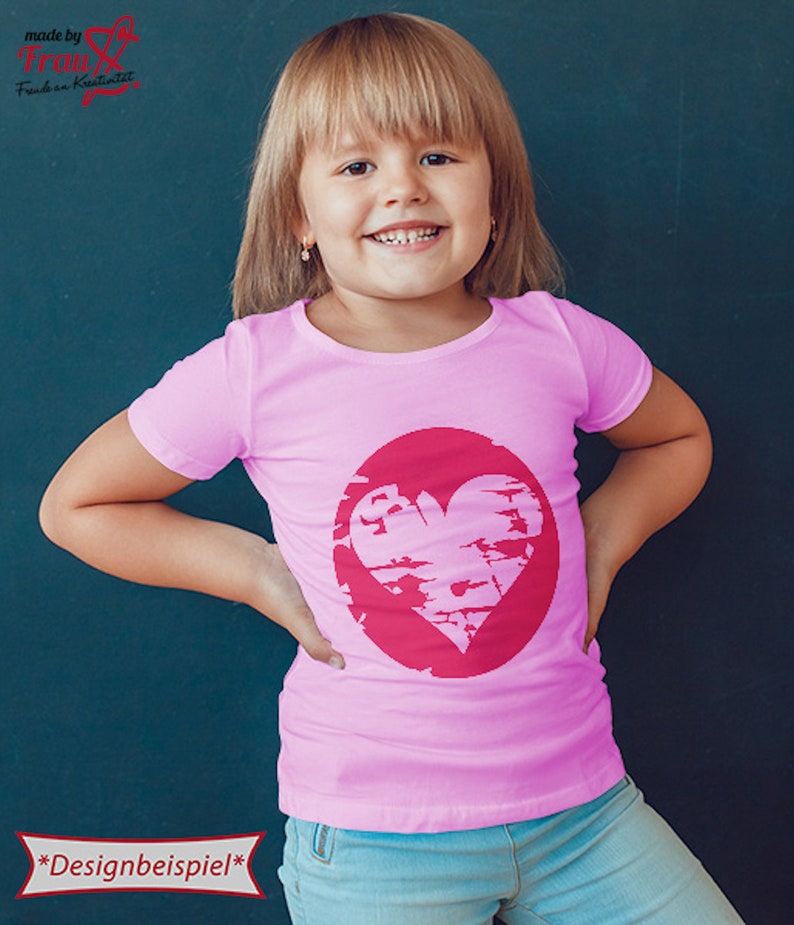 Heart grunge 2 variants Plotter file