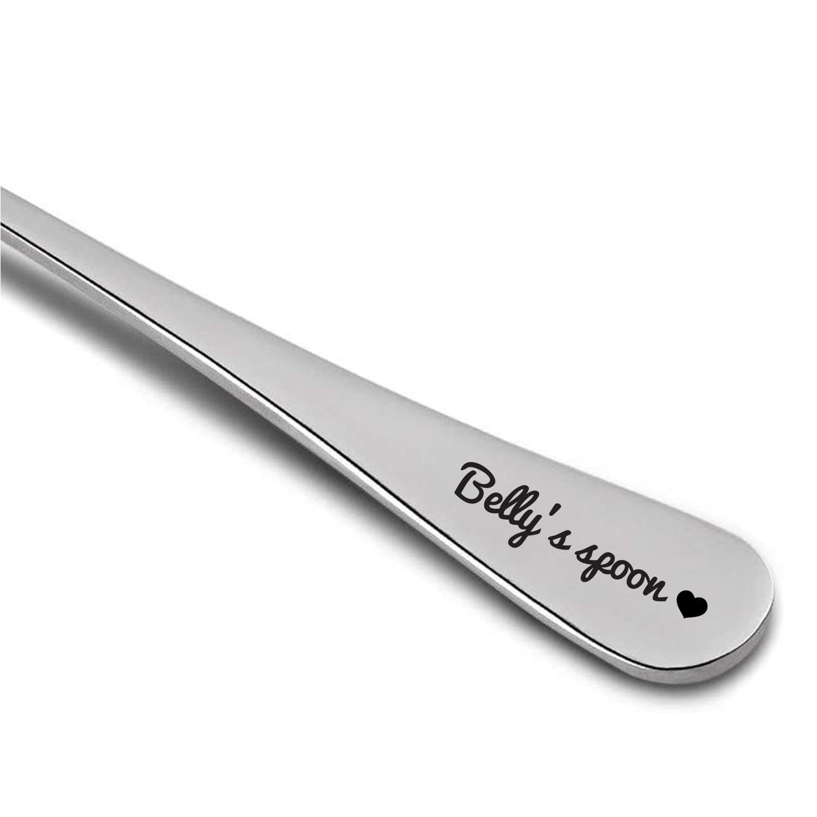 Custom Engraved on handle Spoon Your Text Custom Phrase Etsy