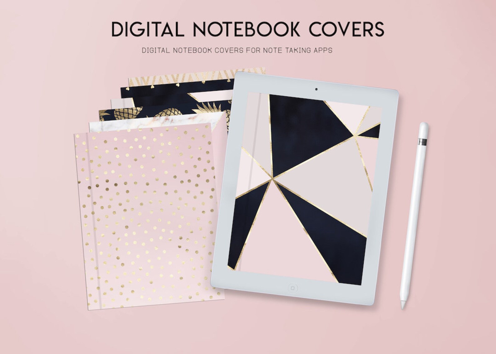 Digital Notebook Covers Goodnotes Cover Ipad Planner Cover Etsy