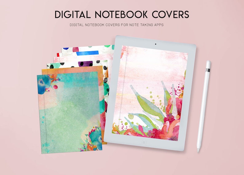 Digital Notebook Covers Goodnotes Cover Ipad Planner Cover Etsy