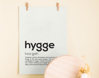 Hygge Print | Home Decor | 8x10 Poster