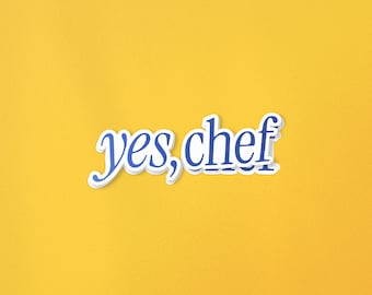 Yes, Chef Magnet | 2.5&quot; x 1&quot; Refrigerator Magnet