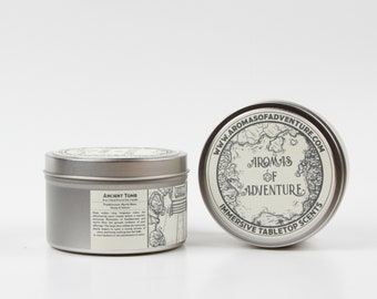 Ancient Tomb | 8 oz. Soy Candle | Dungeons & Dragons | Pathfinder | Tabletop Inspired Candle