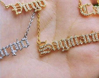 Crystal Zodiac Necklace / Zodiac Sign Necklace / Astrological Sign / Horoscope Necklace / Gold Zodiac Necklace / Astrology Necklace