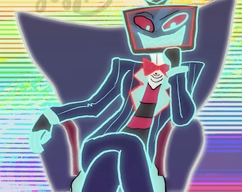 Hazbin Hotel Vox Print: Vees Cartoon Poster (11x17 Inches) - Etsy