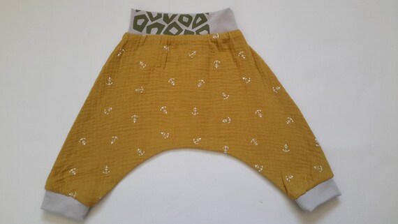 mustard baby pants