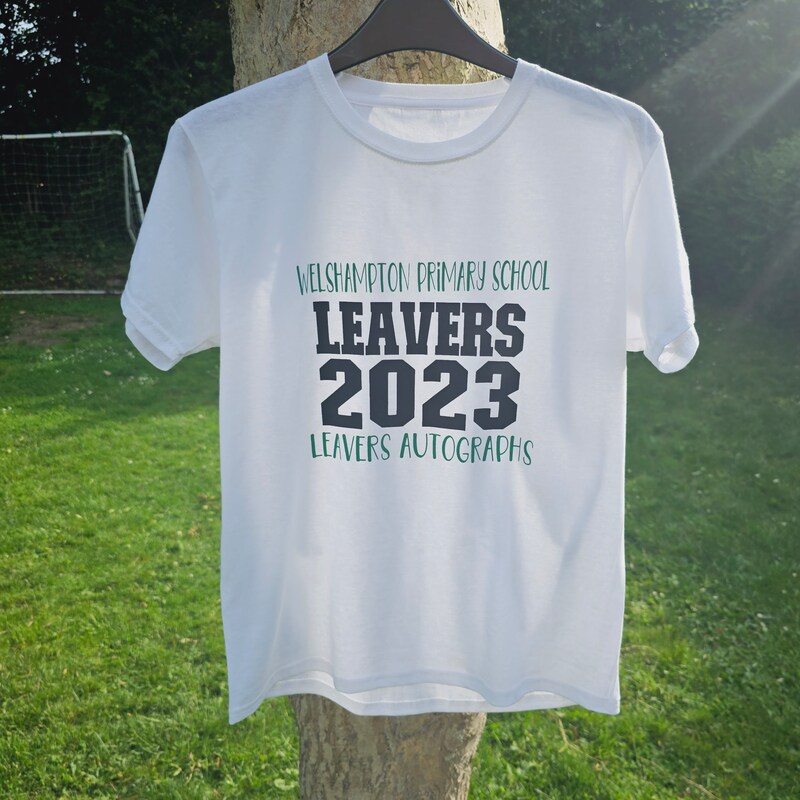 thumbnail image 2 of Class Of 2025 Leavers Shirts – Printed Or Glitter – Year 11 / Year 6 – Unisex Kids 2 of 6