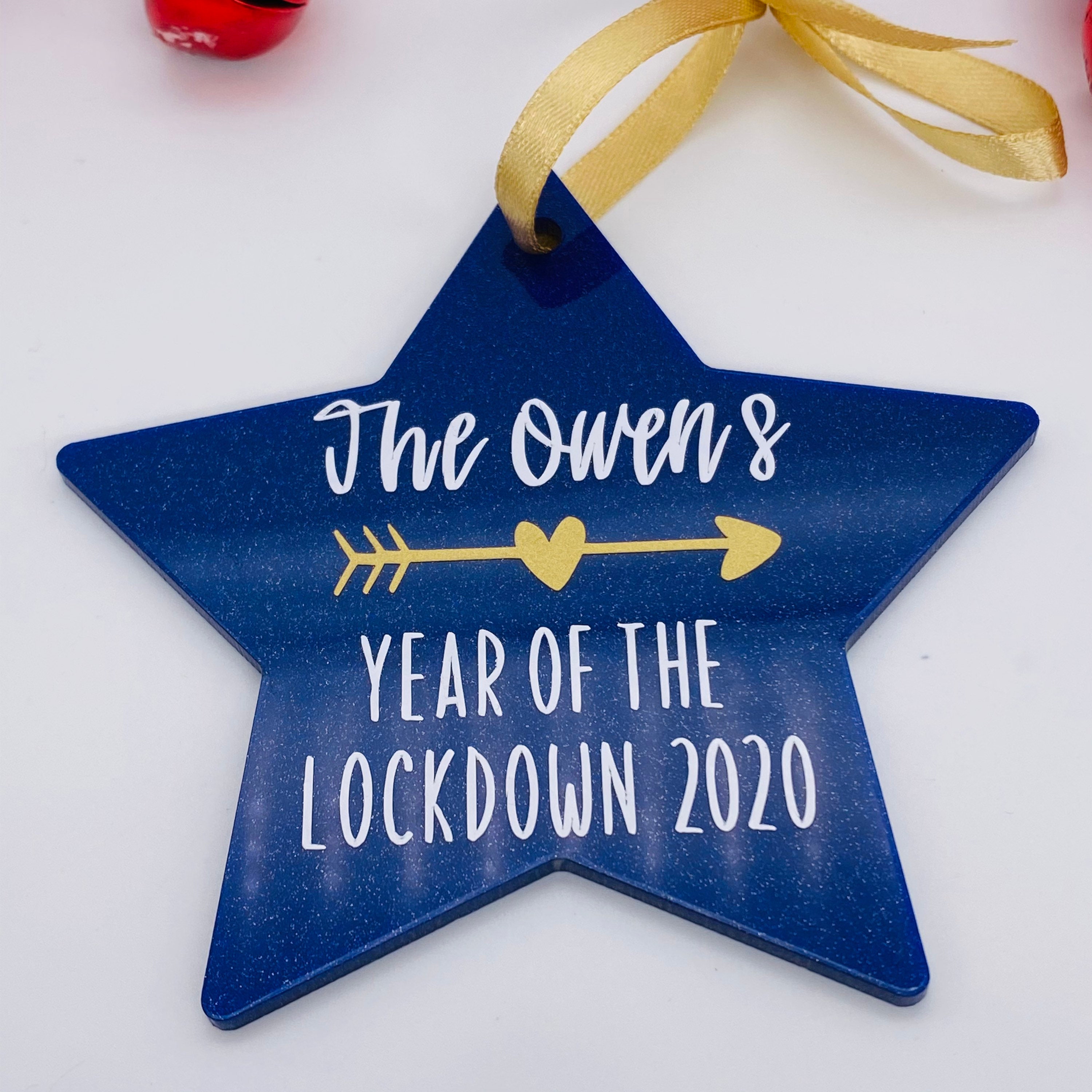 Personalised Lockdown 2020 Christmas Star Lockdown Christmas Etsy