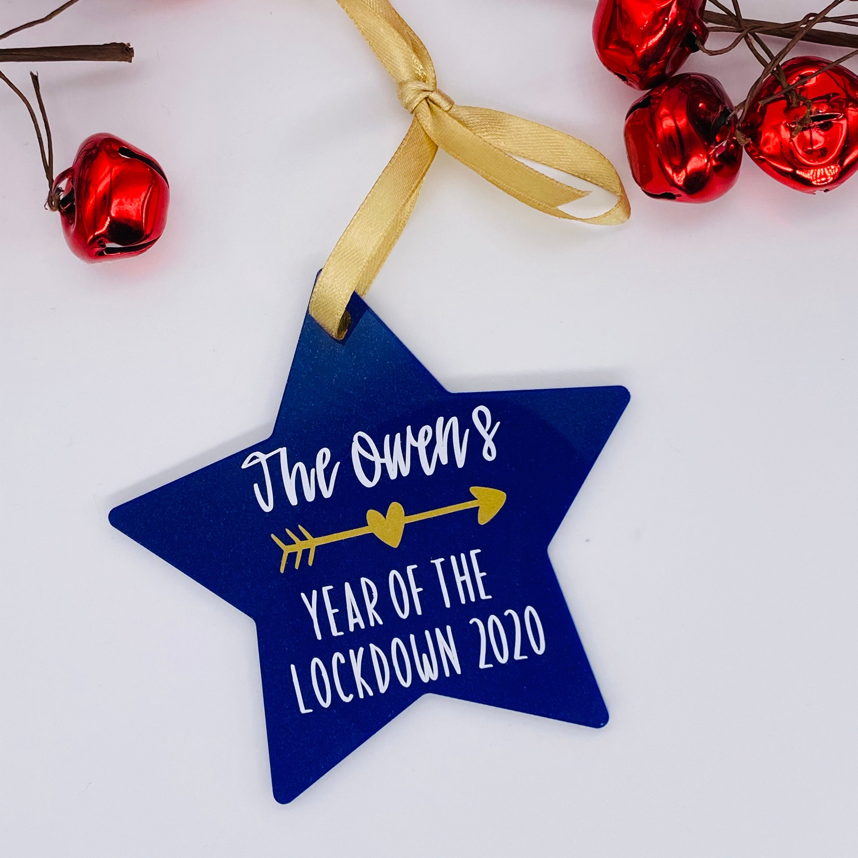 Personalised Lockdown 2020 Christmas Star Lockdown Christmas Etsy
