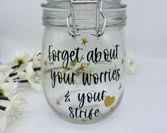 Personalised Worry Jar, Child's Positivity Jar, Well Being, Mindfulness Jar, Anxiety, Happy Jar, Affirmations, Worry Strife, Mental Health