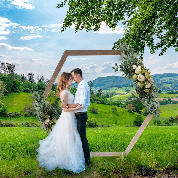 Birch Wedding Arch - Etsy
