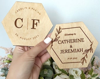 Wedding coaster - Wedding favors - Wedding Favors for Guests in Bulk - Wedding decoration - Personalized Wedding Favors-Wedding Party Favors