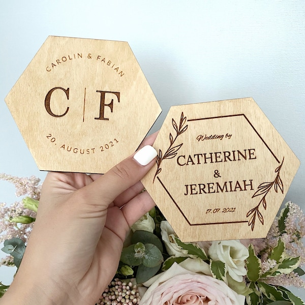 Wedding coaster - Wedding favors - Wedding Favors for Guests in Bulk - Wedding decoration - Personalized Wedding Favors-Wedding Party Favors