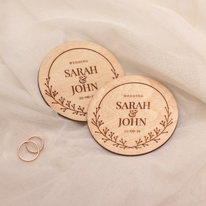 Wedding favors for guests in bulk, wedding favors, wedding coaster, personalized favor, wedding party favors, wedding coaster, coasters set image 10