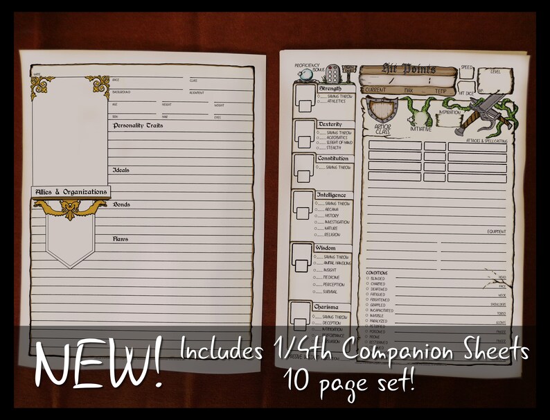 DD 5e Complete Dimension Persona Sheets 8.5x11 Printable Dungeons and Dragons Individuality Sheet DnD Purpose Actively playing Recreation Electronic Down load image relating to Printable Dm Screen 5e Portrait called DD 5e Comprehensive Dimension Personality Sheets 8.5x11 Printable Dungeons and Dragons Personality Sheet DnD Part Taking part in Video game Electronic Obtain