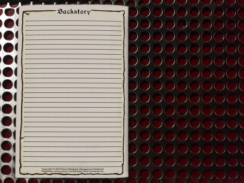 Download D&D 5e Character Booklet Version 2 PACK Printable Dungeons | Etsy